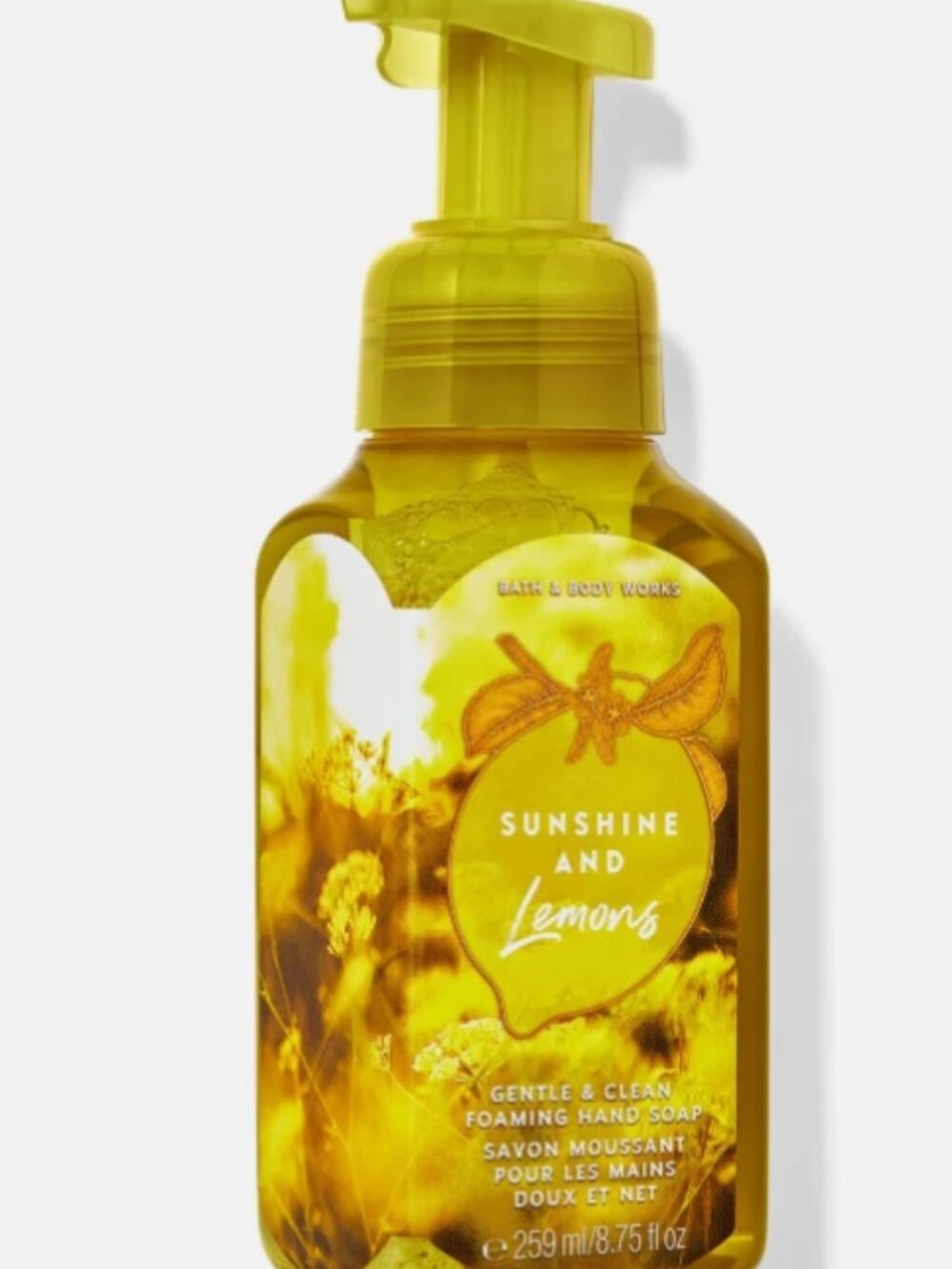 Bath and Body Works Sunshine and‎ Lemons Gentle Clean Foaming Hand Soap
